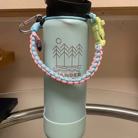 💧HYDRO FLASK- 40 oz.Mouth Water Bottle with Flex Straw Cap with Boot and Handle